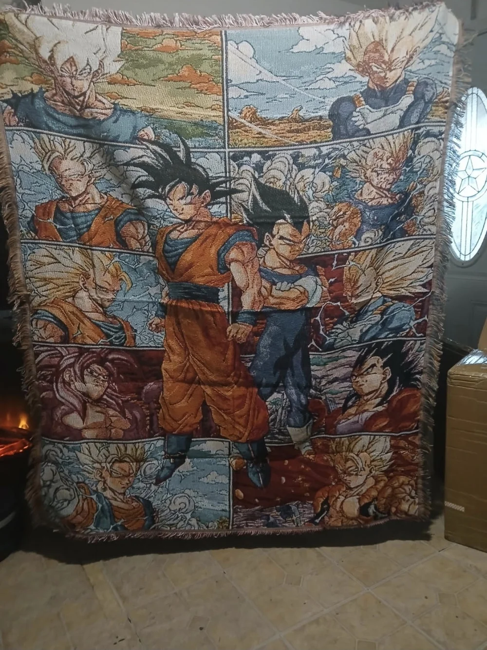 Dragon Ball Z Tapestry Wall Hanging Or Blanket
